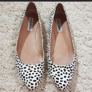 Steve Madden Dalmatian Varanda Flat Shoe Size 8